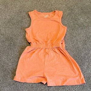 Garanimals Coral Sleeveless Romper